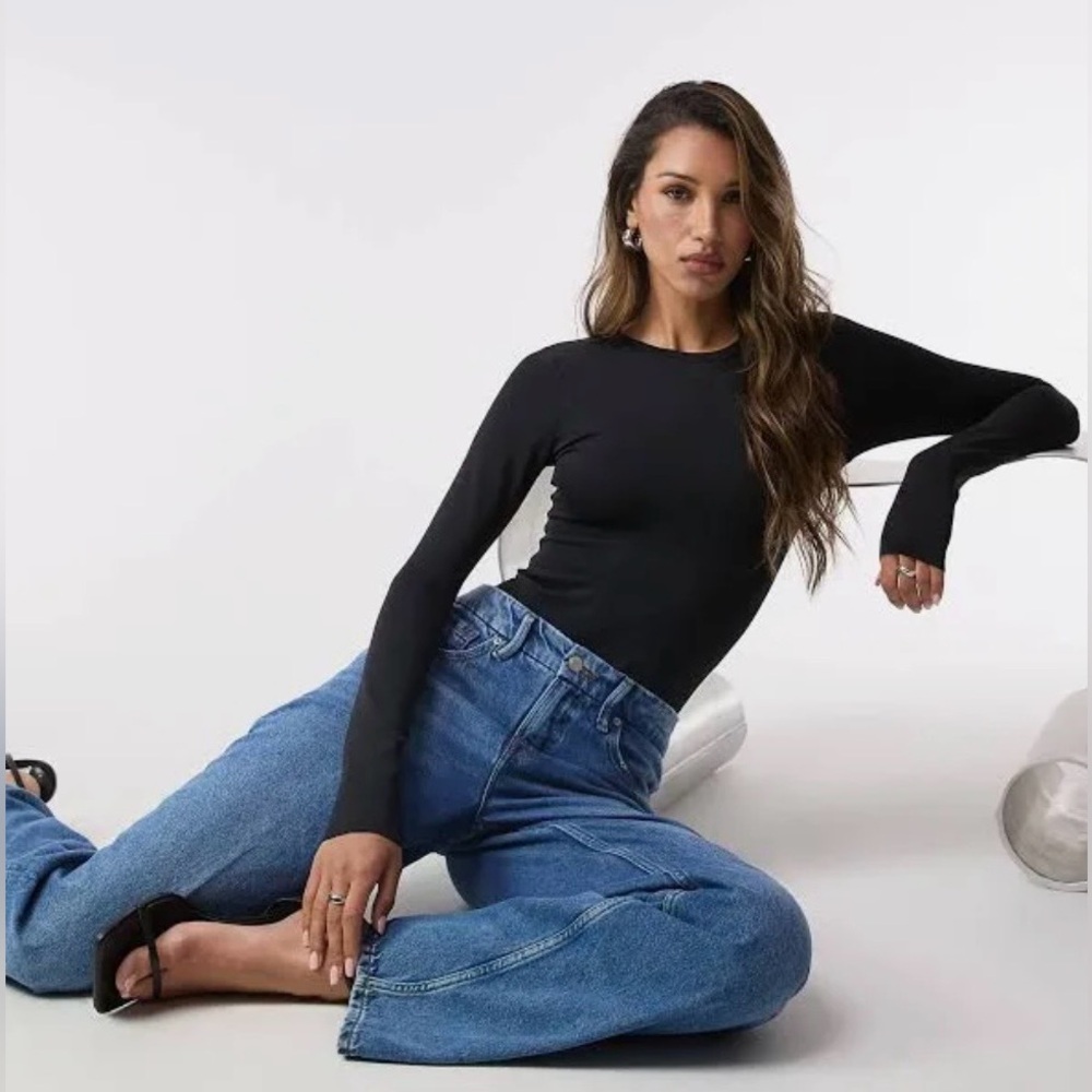 Good American Sculpting Crew Neck Bodysuit